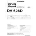 PIONEER DV-626D/WYXJ Instrukcja Serwisowa