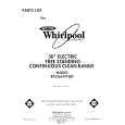 WHIRLPOOL RF3365XVN0 Catálogo de piezas