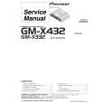 PIONEER GM-X332X1H Instrukcja Serwisowa