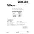 SONY MHC6600D Manual de Servicio