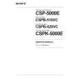 SONY CSPK-5000CSPK-5000E Manual de Servicio