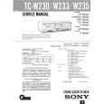 SONY TCW235 Instrukcja Serwisowa