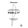 PIONEER PDR-L77/NVXJ Manual de Usuario