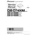 PIONEER GM-D7400M/XS/ES Manual de Servicio