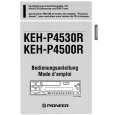PIONEER KEH-P4530R (F) Manual de Usuario
