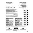PIONEER VSP200 Manual de Usuario