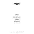 REX-ELECTROLUX FMQ041B Manual de Usuario
