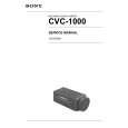 SONY CVC-1000 Manual de Servicio