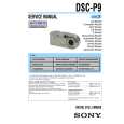 SONY DSCP9 Instrukcja Serwisowa