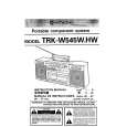 HITACHI TRK-W545WHW Manual de Usuario