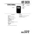 SONY ICF-XS33 Manual de Servicio