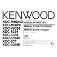 KENWOOD KDC-V6524 Manual de Usuario