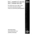 AEG LAV603 Manual de Usuario