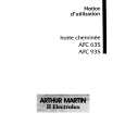 ARTHUR MARTIN ELECTROLUX AFC935W Manual de Usuario