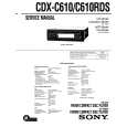 SONY CDXC610RDS Manual de Servicio