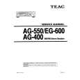 TEAC AG-600 Manual de Servicio