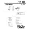 SONY VIP-1000 Manual de Servicio