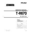 TEAC T-R670 Manual de Servicio