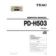 TEAC PD-H503 Manual de Servicio