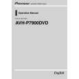 PIONEER AVH-P7900DVD Manual de Usuario
