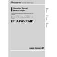PIONEER DEH-P4500MP/XU/UC Manual de Usuario