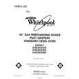 WHIRLPOOL SF302BSRW3 Catálogo de piezas