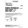 PIONEER KEHP4200 X1IN/UC Manual de Servicio
