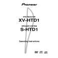 PIONEER X-HTD1/YPWXJ Instrukcja Obsługi