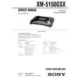 SONY XM5150GSX Instrukcja Serwisowa