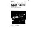 SONY CCD-FX310 Manual de Usuario
