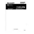 SHARP ER-52HS Manual de Usuario
