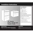 WHIRLPOOL YKEBI101DB1 Manual de Instalación