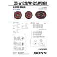 SONY XSW1320 Manual de Servicio