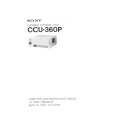 SONY CCU-360P Manual de Servicio