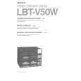 SONY LBT-V50W Manual de Usuario