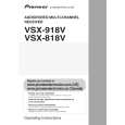 PIONEER VSX-818V-S/KUXJ/CA Manual de Usuario