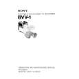 SONY BVV-1 Manual de Servicio