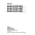 SONY BVM-D32E1WE Manual de Servicio