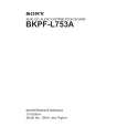 SONY BKPF-L753A Manual de Servicio
