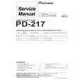 PIONEER PD-217/WPWXJ Instrukcja Serwisowa