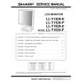 SHARP LL-T1620-P Manual de Servicio