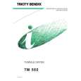 TRICITY BENDIX TM560 Manual de Usuario