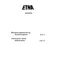 ETNA A8016RVS Manual de Usuario