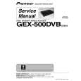 PIONEER GEX-500DVB/XZ/EW5 Manual de Servicio