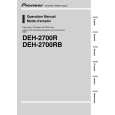 PIONEER DEH-2700RB/XU/EW Manual de Usuario
