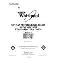 WHIRLPOOL SF311PSRW4 Katalog Części
