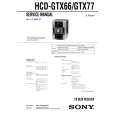 SONY HCD-GTX77 Instrukcja Serwisowa