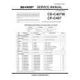 SHARP CD-C401W Manual de Servicio