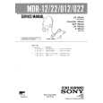 SONY MDR12 Catálogo de piezas