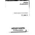 ARTHUR MARTIN ELECTROLUX TV2800N Manual de Usuario
